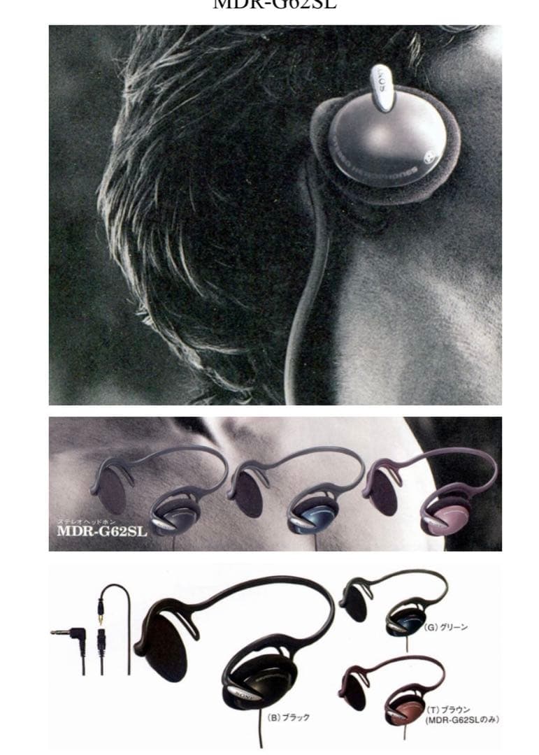Sony Wired Headphone Mdr-G62 G72
