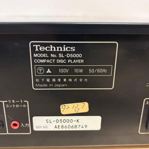 Technics Cd Sacd Player Sl-D5000
