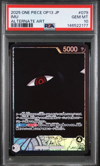 One Piece Card Game Psa10 Op13 Imu Alternate Art