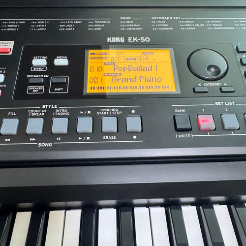 Korg Keyboards Digital Pianos Ek-50