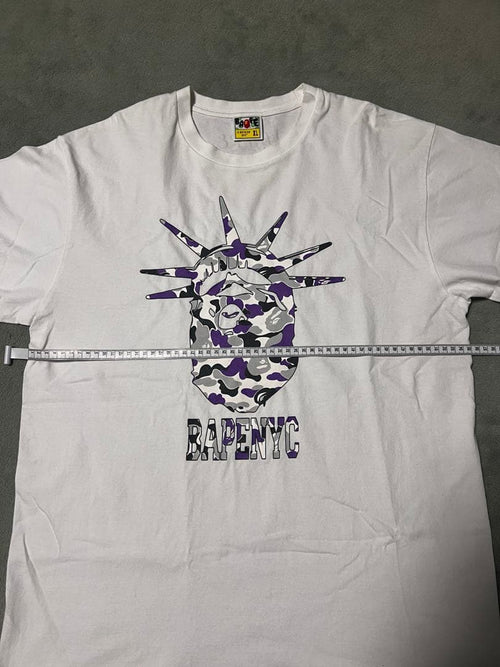 Een badende aap T-shirts Bape Nyc Camo T Xl