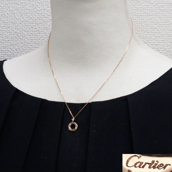 Cartier Necklace K18Yg/Wg/Pg