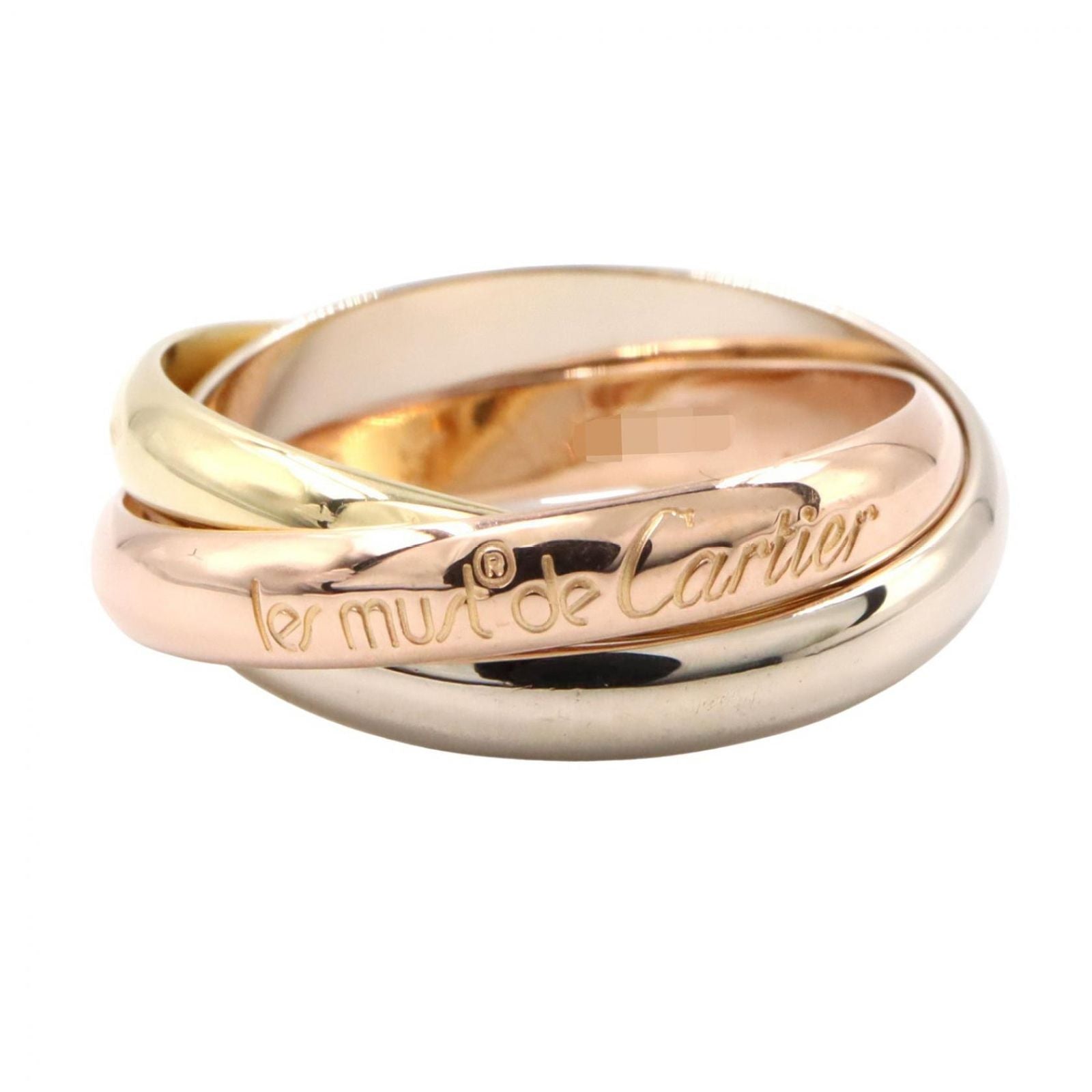 Cartier Ring K18 K18Wg Used A