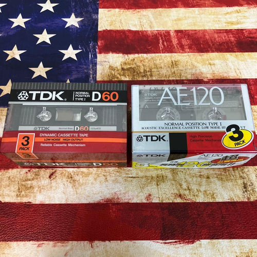 Tdk Cassette Tapes D60 3 Ae120