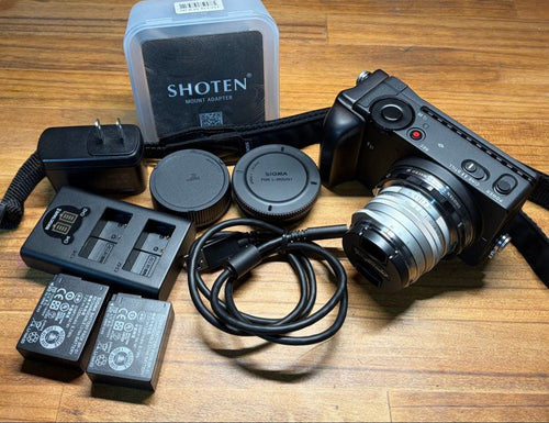 Sigma Mirrorless Interchangeable Lens Cameras Fp Nokton Vintage Line F1.5