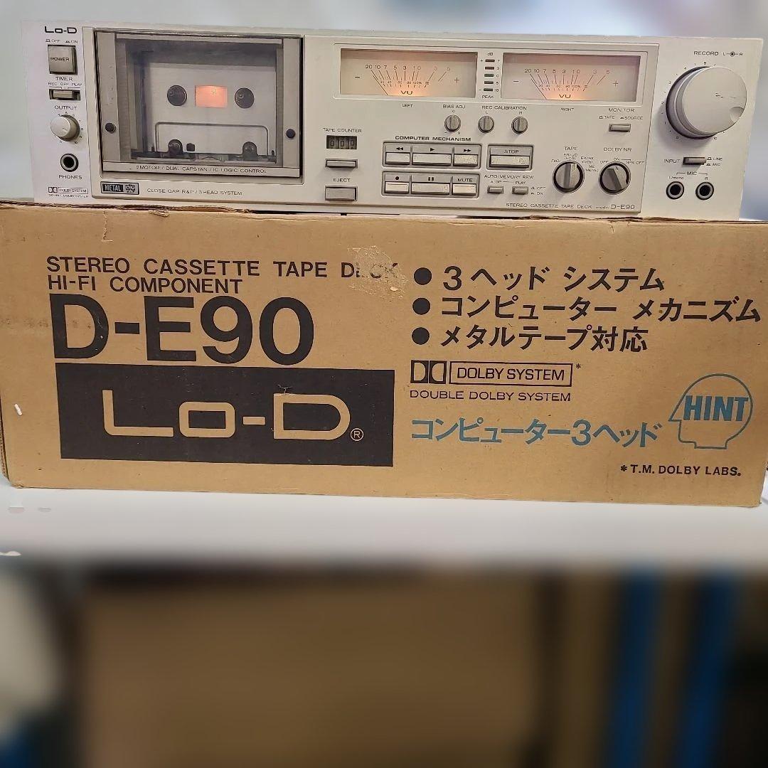 Hitachi Cd, Md Cassette Decks Lo-D D-E90