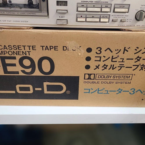 Hitachi Cd, Md Cassette Decks Lo-D D-E90