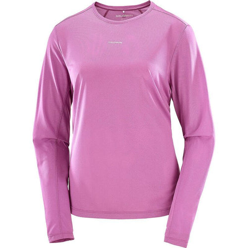 Salomon Short Sleeve (T -Shirt) Shakeout Core Longsleeve Tshirt Womens Iris