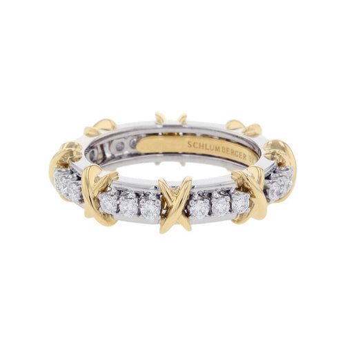 Tiffany Ring 0.60Ct K18Yg/Pt950 11 74037984