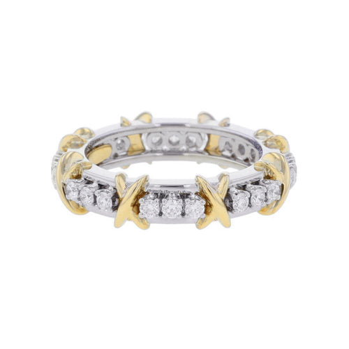 Tiffany Ring 0.60Ct K18Yg/Pt950 11 74037984