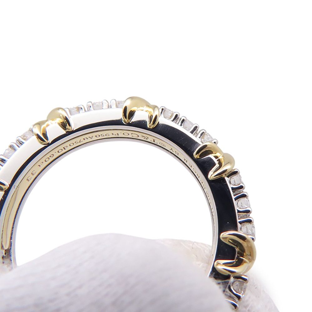 Tiffany Ring 0.60Ct K18Yg/Pt950 11 74037984