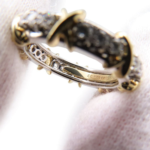 Tiffany Ring 0.60Ct K18Yg/Pt950 11 74037984