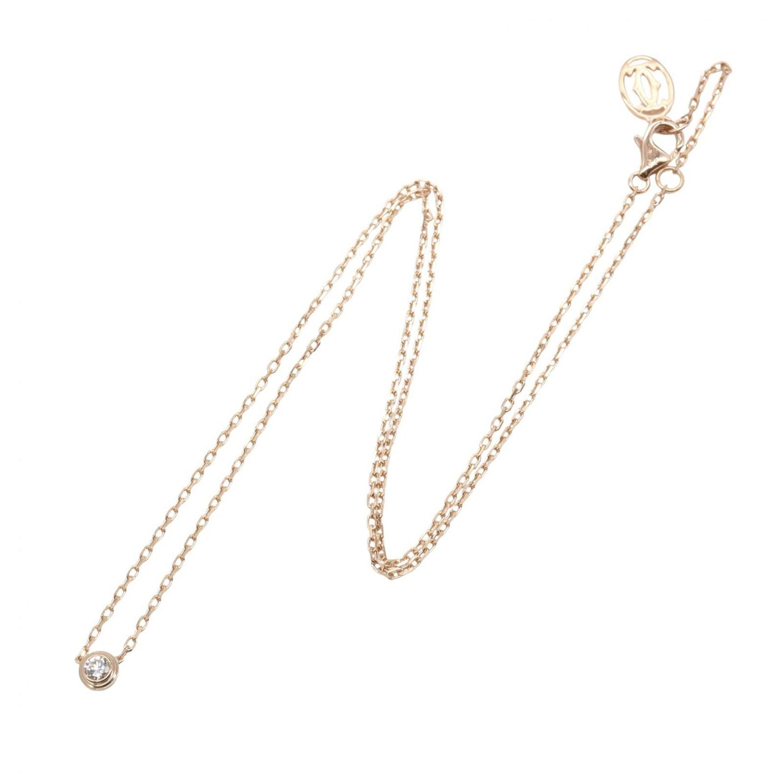 Cartier Necklace Sm B7215700 37.5/40.5Cm K18Pg Used A