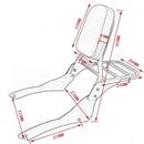 Sicarer Backrest Yamaha Xvs400 Ds650 Classic 1998-2022