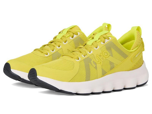 Sneakers Ryka Podflowalking Shoes Verdant Yellow Mesh Fabric