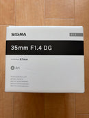 Sigma Lens (Single Focus) F1.4 Dg Hsm Art F