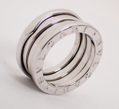 Bvlgari Ring B.Zero1 3 #48(7 K18Wg 8.3G 18