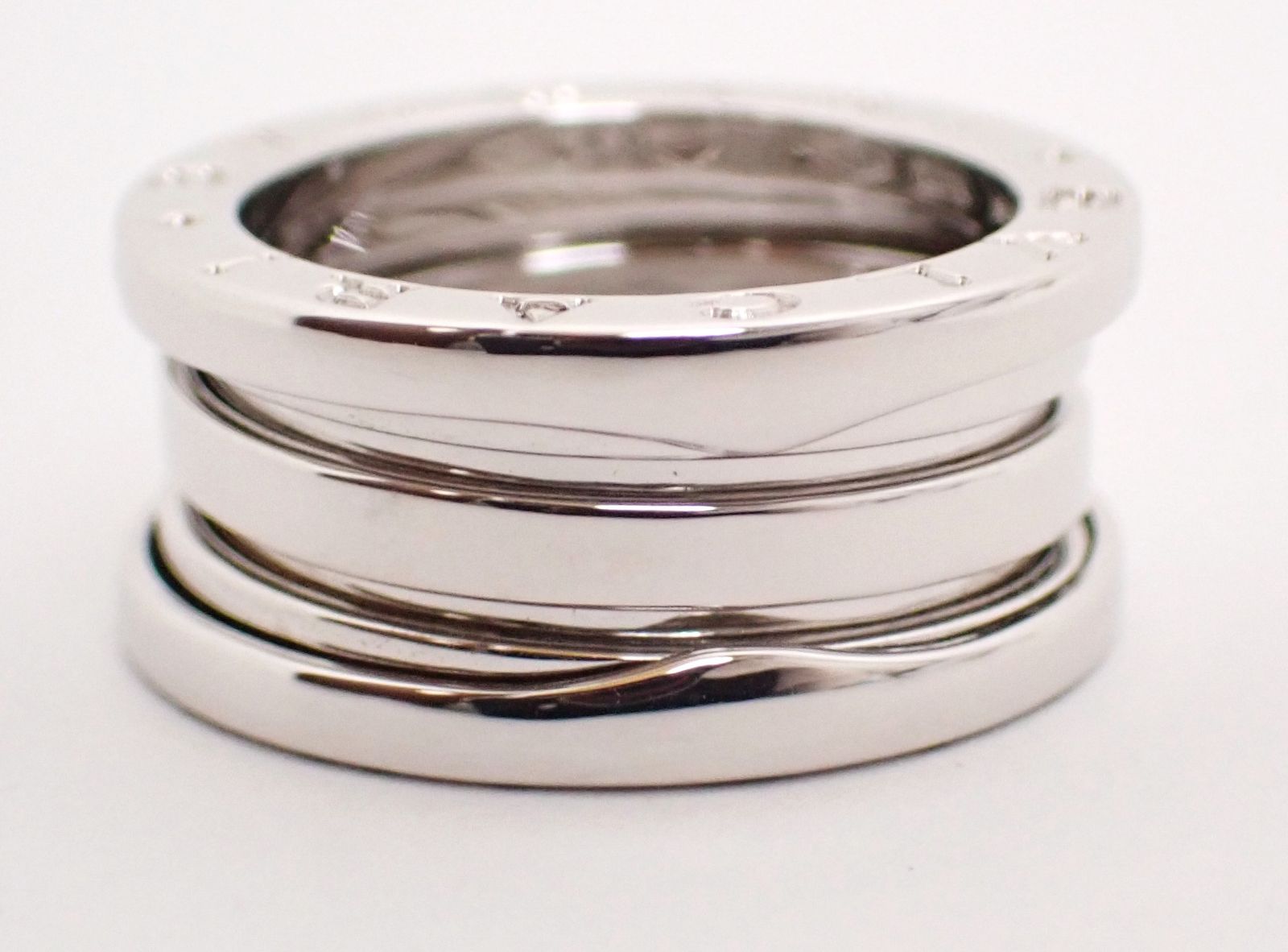 Bvlgari Ring B.Zero1 3 #48(7 K18Wg 8.3G 18