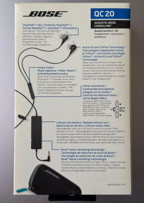 Bose Wired Earphones Quietcomfort 20