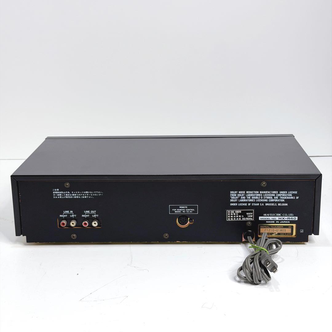 Cd, Md Cassette Decks Ok Akai Hx-R40