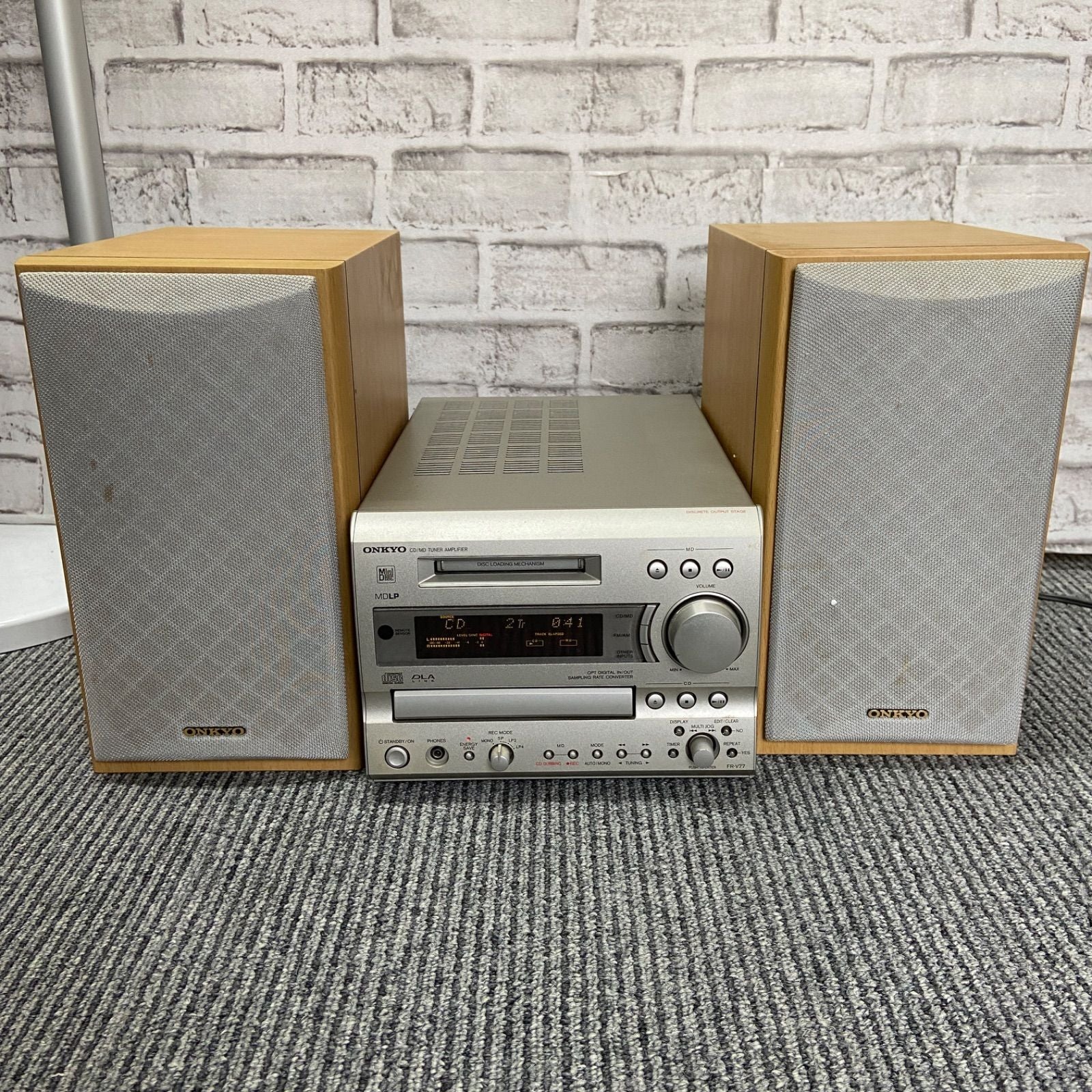 Onkyo Mini -Component Fr-V77 Cd/Md
