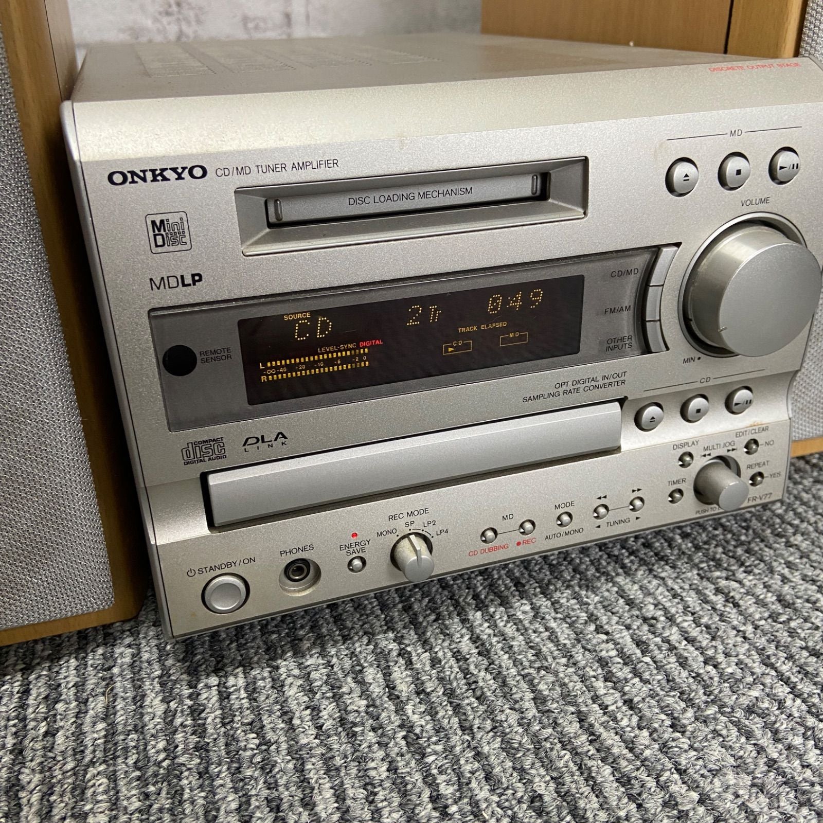 Onkyo Mini -Component Fr-V77 Cd/Md