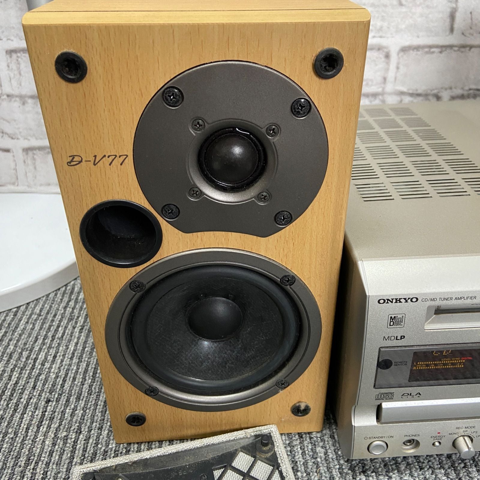 Onkyo Mini -Component Fr-V77 Cd/Md