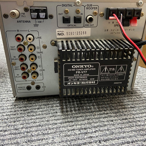 Onkyo Mini -Component Fr-V77 Cd/Md