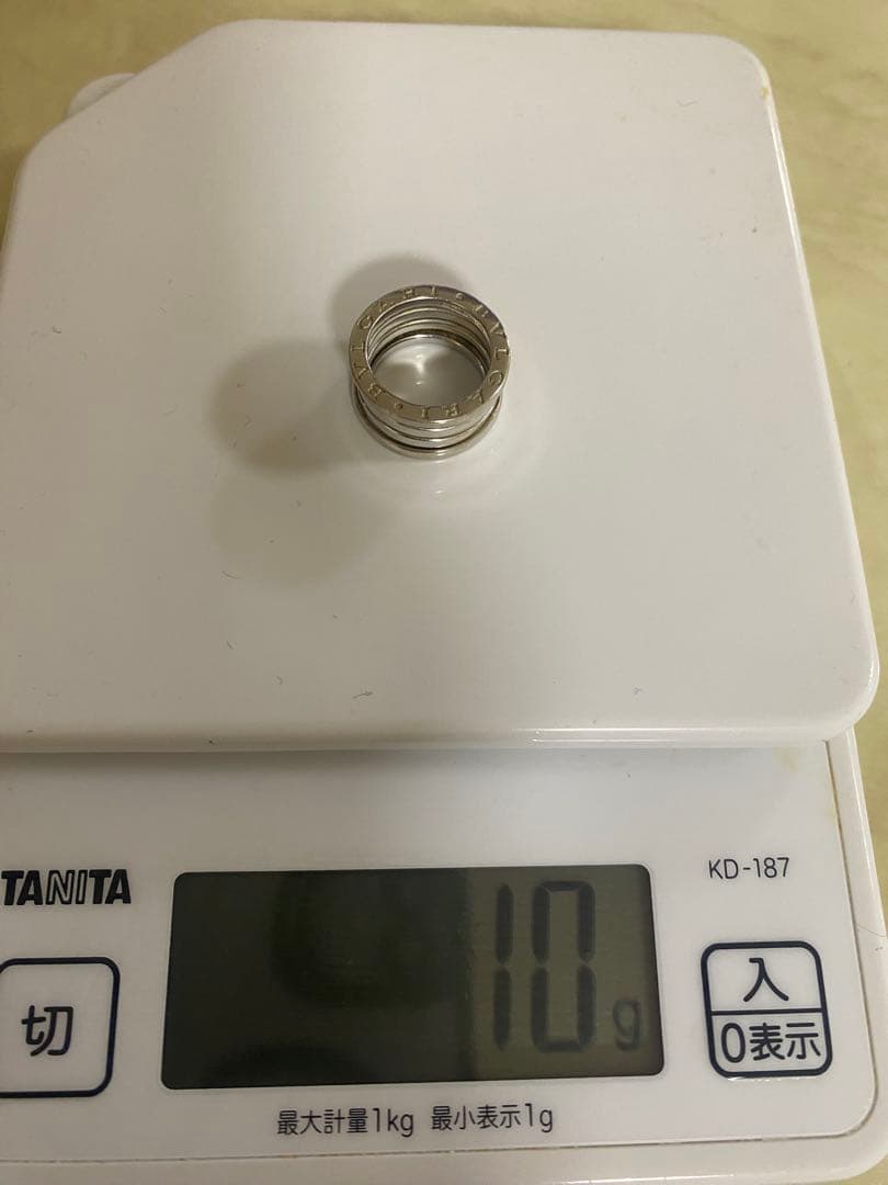 Bvlgari Rings B.Zero1 K18Wg 750 49 9