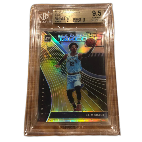 Nba Ja Morant Gold 10 Bgs9.5