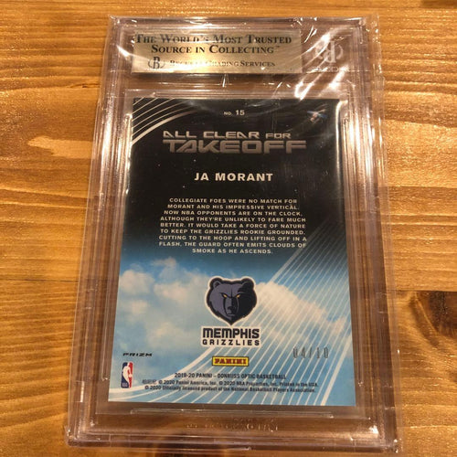 Nba Ja Morant Gold 10 Bgs9.5