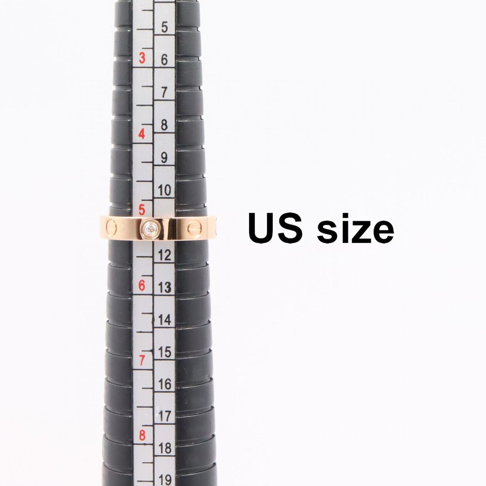 Cartier Ring 1Pd B4050700 K18Pg Used A