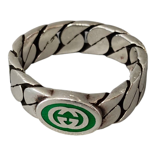 Gucci Ring 701612 G Sv925 Gg 18 Ag925