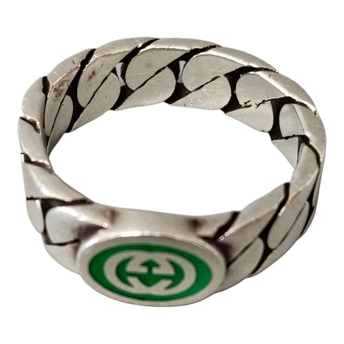 Gucci Ring 701612 G Sv925 Gg 18 Ag925