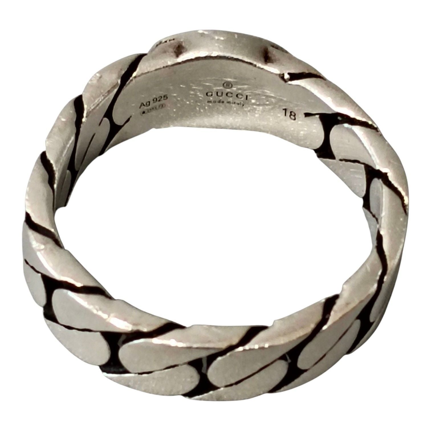 Gucci Ring 701612 G Sv925 Gg 18 Ag925