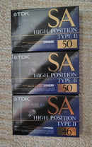 Cassette Tapes Tdk Sa 50 2 46 1