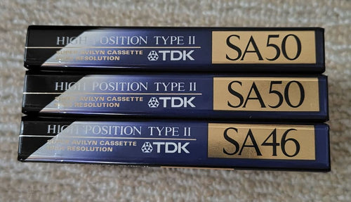 Cassette Tapes Tdk Sa 50 2 46 1