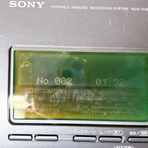 Sony Portable Md Players Mz-R4St
