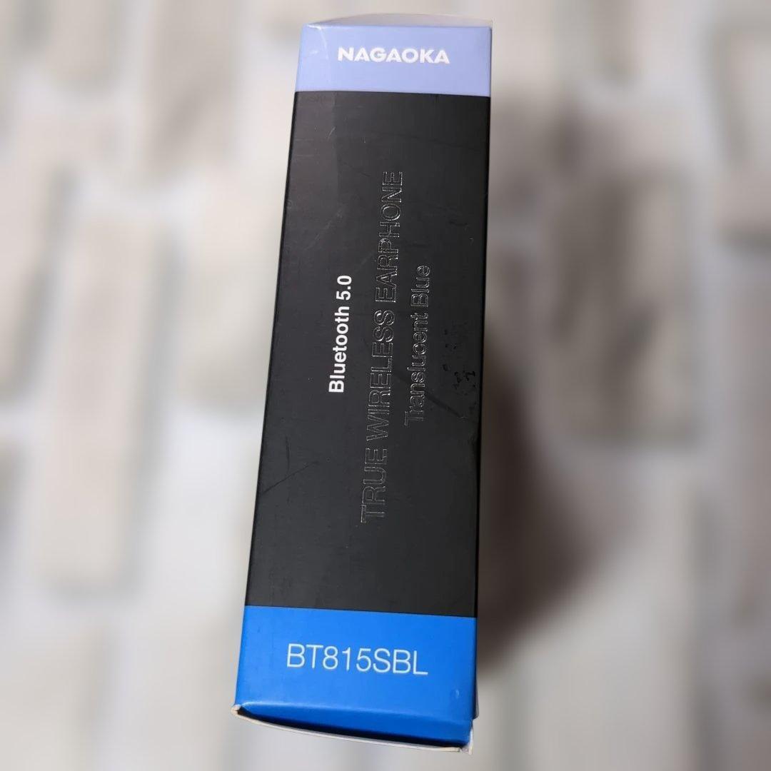 Nagaoka Wireless Earphones Bt815Sbl Translucent Blue