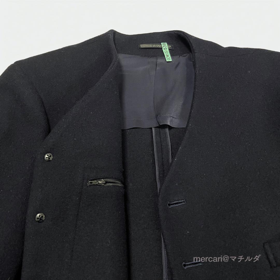 Yohji Yamamoto Pour Homme Collarless Jackets