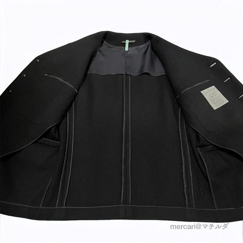 Yohji Yamamoto Pour Homme Collarless Jackets