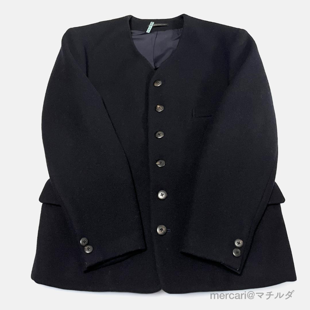 Yohji Yamamoto Pour Homme Collarless Jackets