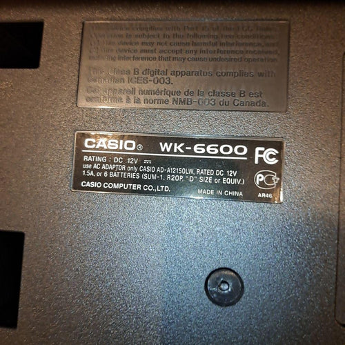 Casio Other Wk-6600 76