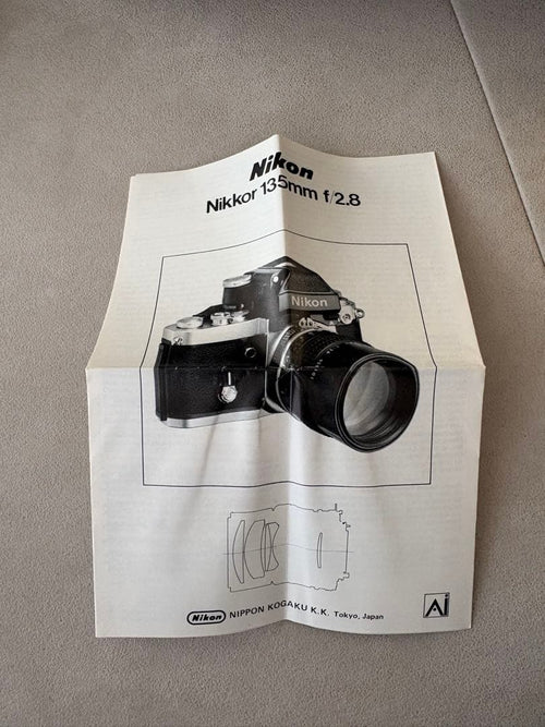 Nikon Lens (Single Focus) Nikkor F/2.8