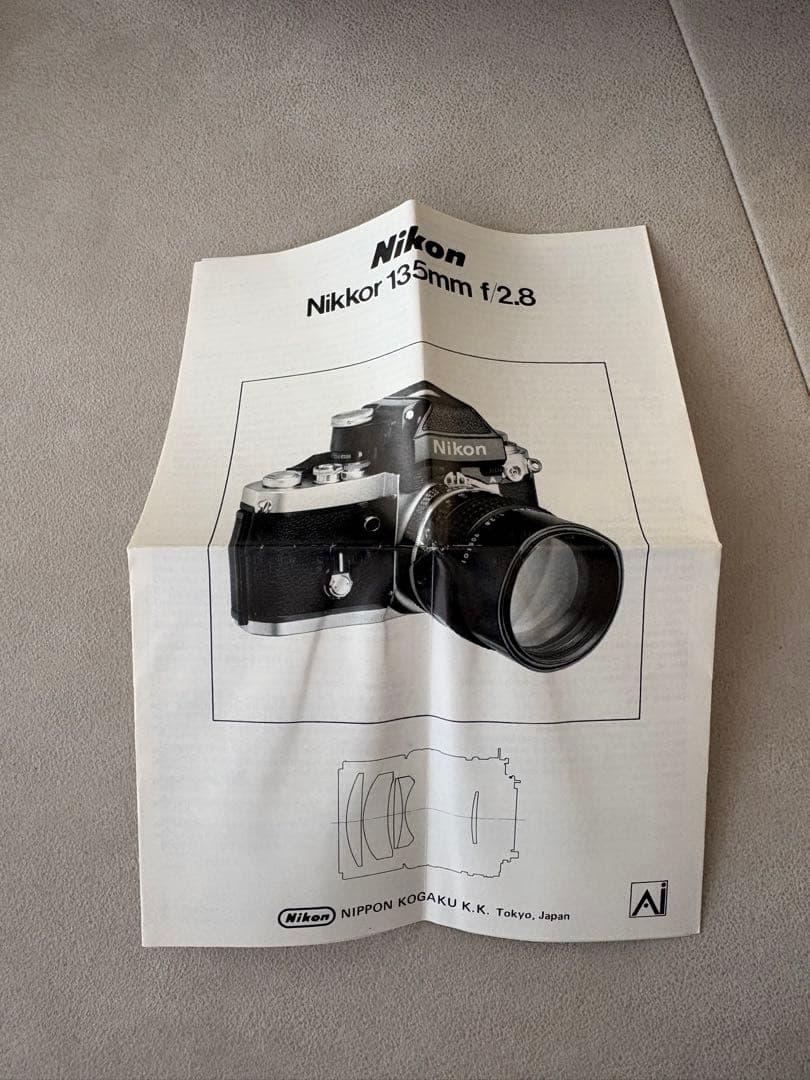 Nikon Lens (Single Focus) Nikkor F/2.8