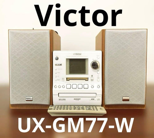 Victor Cd Md Cassette Deck Ux-Gm77-W