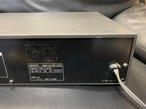 Sony Cd Sacd Player Cdp-K2Eg