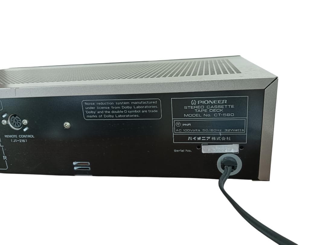 Pioneer Cd, Md Cassette Decks Ct-580