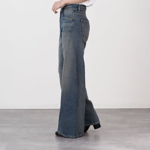 Mm6 Boot Cut Denim Flare Maison Margiela S52La0238 M30017
