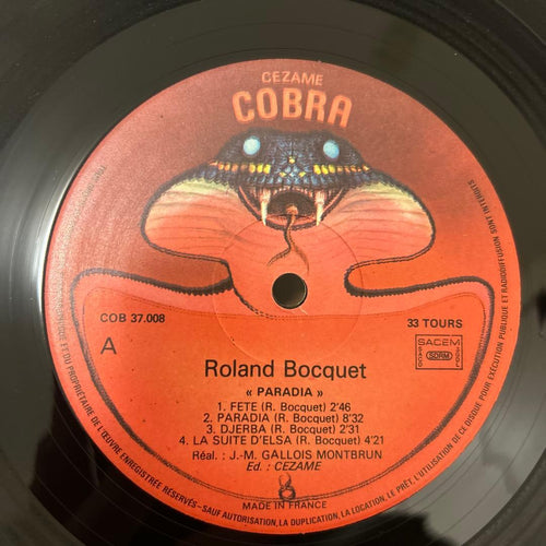 Overseas Music Roland Bocquet Paradia